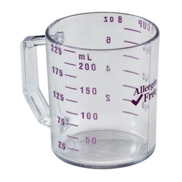 Cambro 1 cup Allergen Free Measuring Cup 25MCCW441